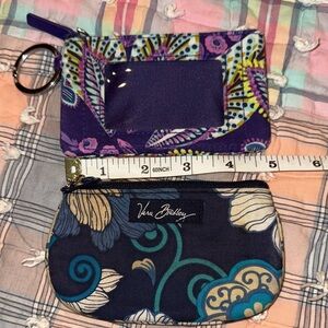 Vera Bradley Purple and Blue Floral Set